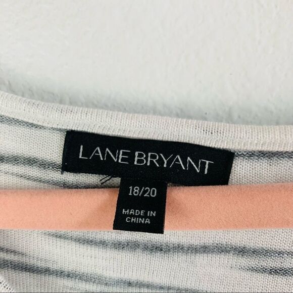 Lane Bryant Heart Striped Top - Picture 2 of 3